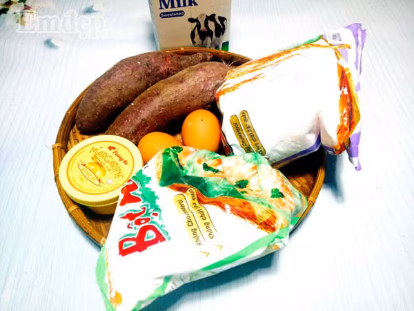 Bánh khoai lang tím bọc sữa ngậy thơm, ăn một lần là nhớ cả đời