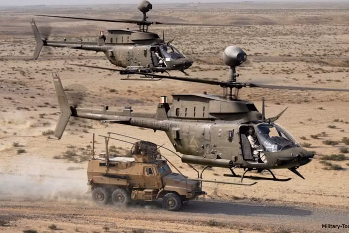 Trực thăng “chiến binh” trinh sát OH-58D Kiowa của quân đội Mỹ