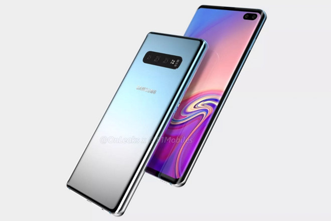 Xuất hiện hình ảnh của Galaxy S10 Plus với kiểu dáng mới