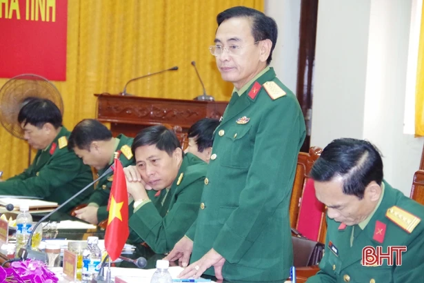 Đoàn cán bộ nghiên cứu chiến lược Quân đội Hoàng gia Campuchia làm việc tại Hà Tĩnh