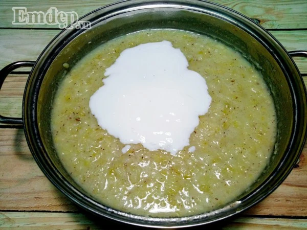 15 phút có bát chè cốm sữa dừa thơm ngon cho ngày đầu tuần