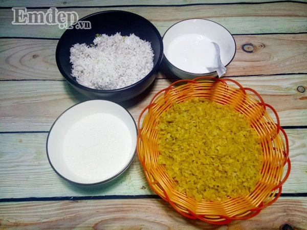 15 phút có bát chè cốm sữa dừa thơm ngon cho ngày đầu tuần