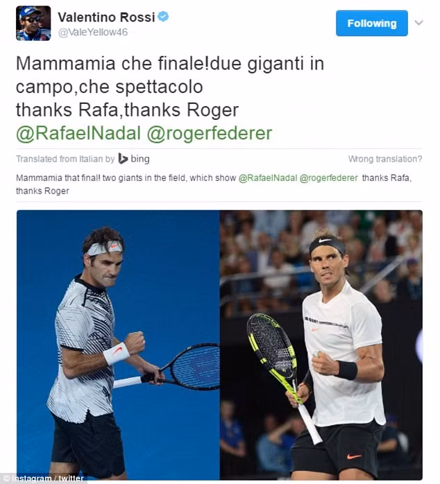 cac ngoi sao the thao nga mu vi roger federer