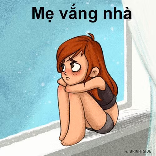 su khac biet thu vi khi me co nha va khi me vang nha