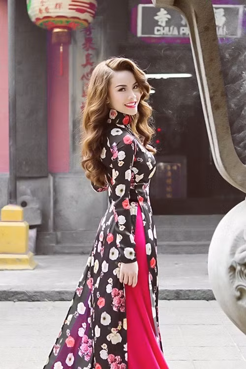 muon chup anh ao dai ngay xuan them ruc ro hay nho ket hop nhung kieu toc sau