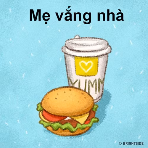 su khac biet thu vi khi me co nha va khi me vang nha