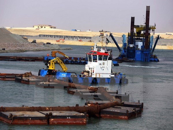 Kênh đào Suez mới sẽ vận hành thử nghiệm vào ngày 25/7 ảnh 1