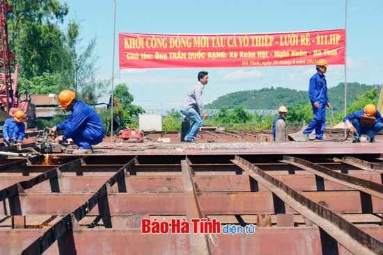 BIDV Hà Tĩnh chi 1.000 tỷ đồng cho ngư dân vay vốn đối ứng đóng tàu ảnh 2