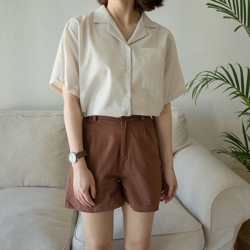 Phối quần short mùa hè