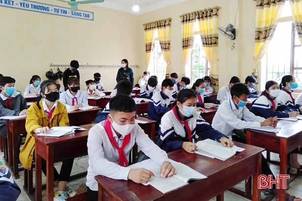 Toàn bộ học sinh phổ thông ở Hà Tĩnh đi học trở lại từ ngày 4/5