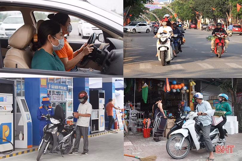 Người dân Hà Tĩnh hình thành thói quen mới khi ra khỏi nhà