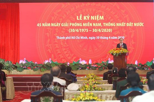Long trọng Lễ kỷ niệm 45 năm Giải phóng miền Nam, thống nhất đất nước