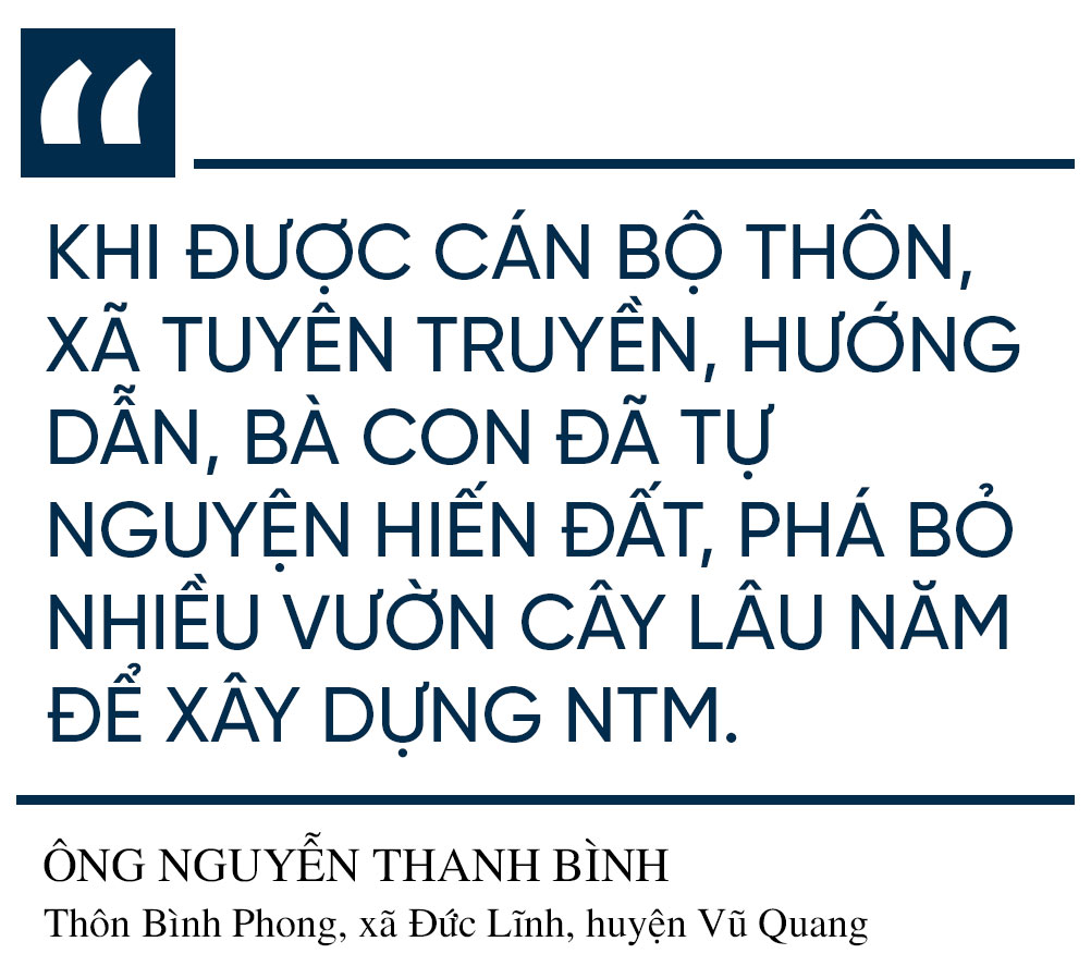 Xây dựng nông thôn mới ở Vũ Quang - “chỉ có khởi đầu, không có kết thúc” (bài 1): Hành trình huyện miền núi - biên giới đầu tiên của cả nước đạt chuẩn nông thôn mới ảnh 8 Xây dựng nông thôn mới ở Vũ Quang - “chỉ có khởi đầu, không có kết thúc” (bài 1): Hành trình huyện miền núi - biên giới đầu tiên của cả nước đạt chuẩn nông thôn mới