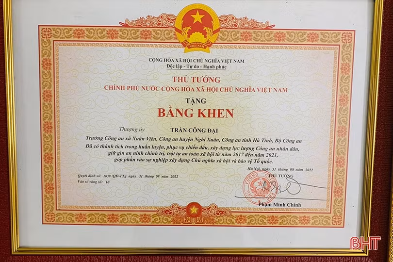 Trưởng công an xã tận tụy, vì bình yên cuộc sống