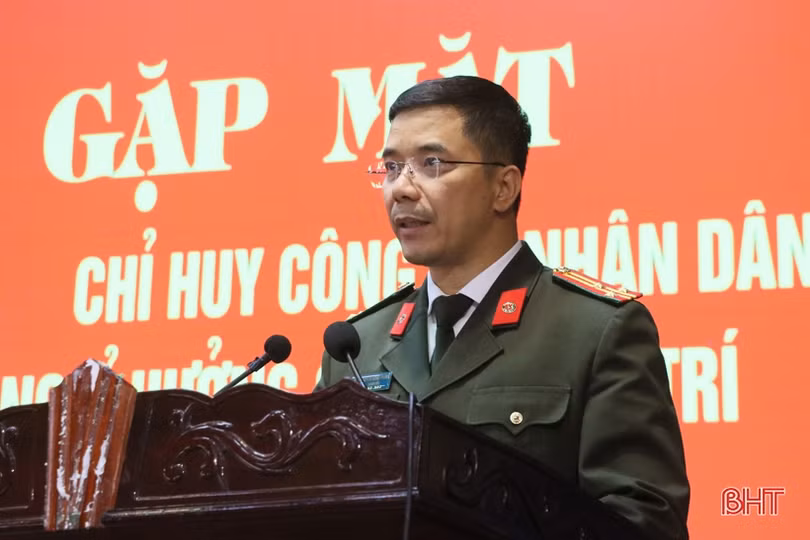 Gặp mặt lãnh đạo, chỉ huy công an nghỉ hưu trên địa bàn Hà Tĩnh