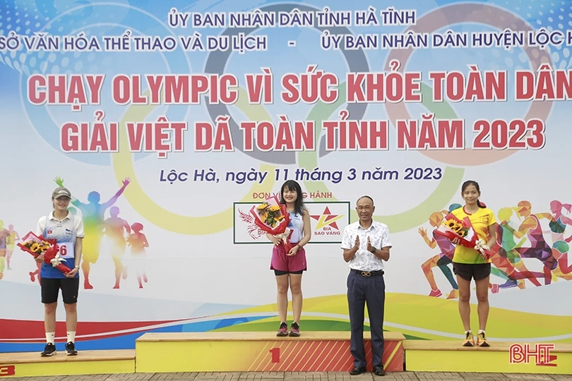 Thành phố Hà Tĩnh nhất toàn đoàn Giải Việt dã toàn tỉnh 