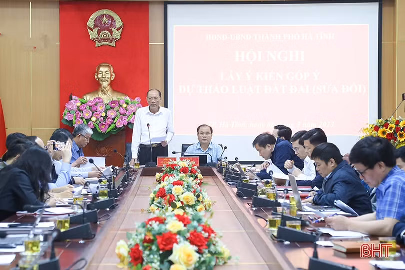 TP Hà Tĩnh đóng góp nhiều ý kiến về sửa đổi Luật Đất đai