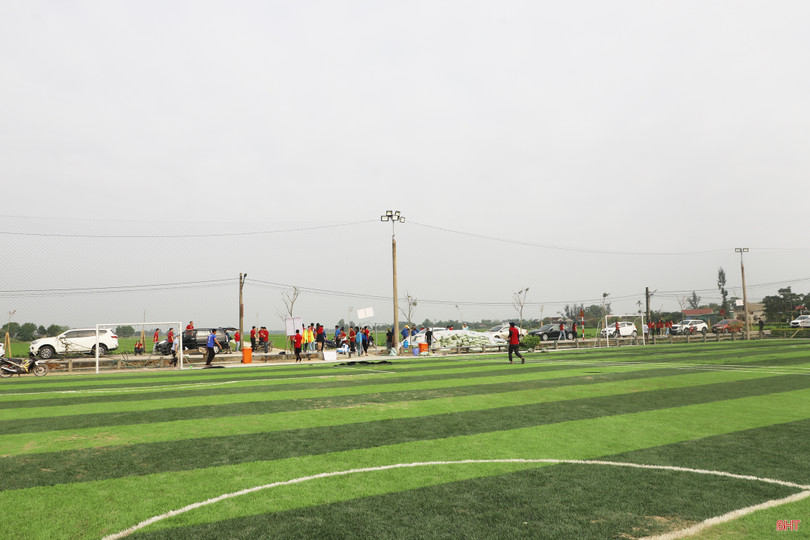 Đoàn cơ sở Agribank tỉnh Hà Tĩnh tài trợ cây xanh xây dựng nông thôn mới