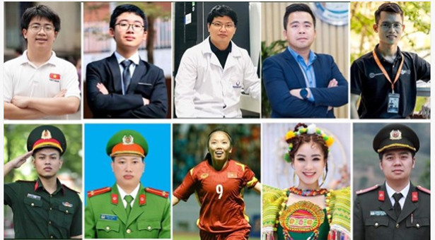 Chính thức công bố 10 gương mặt trẻ Việt Nam tiêu biểu năm 2022