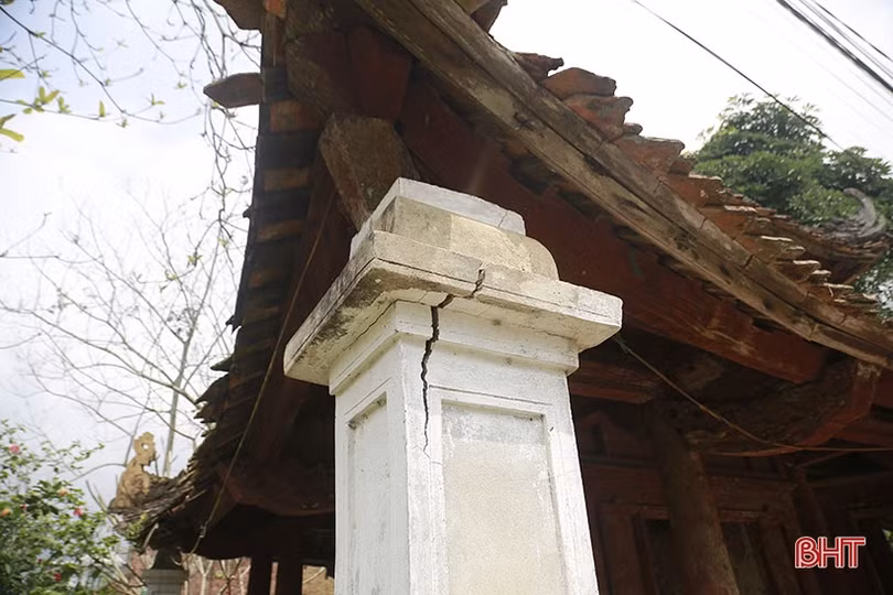 Di tích quốc gia chùa Thịnh Xá xuống cấp, cần sớm được tu bổ