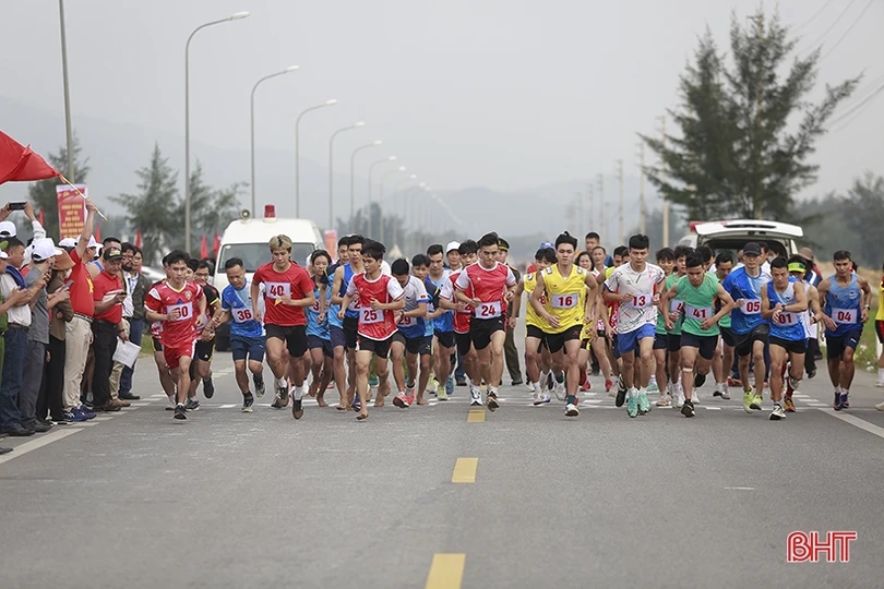 Thành phố Hà Tĩnh nhất toàn đoàn Giải Việt dã toàn tỉnh 