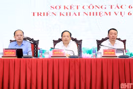 Ban Chấp hành Đảng bộ tỉnh Hà Tĩnh sơ kết nhiệm vụ 6 tháng đầu năm 2026