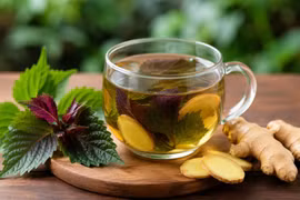 Điều gì xảy ra với cơ thể khi uống nước lá tía tô với gừng?