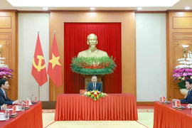 Tổng thống Nga Vladimir Putin điện đàm với Tổng Bí thư Tô Lâm