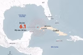 Động đất mạnh nhất 146 năm làm rung chuyển Cuba, Mexico