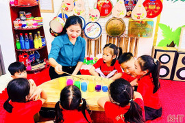 Cô giáo mầm non say nghề, tiên phong đổi mới