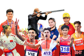 Vận động viên Hà Tĩnh nỗ lực tập luyện hướng đến SEA Games 33