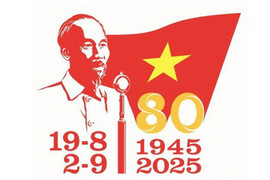 Mẫu logo chính thức cho các hoạt động kỷ niệm 80 năm Cách mạng tháng 8, Quốc khánh