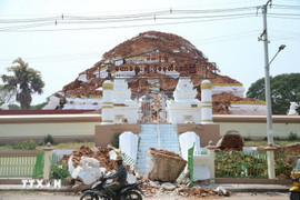 Hoàn tất 80% công tác dọn dẹp vùng tâm chấn động đất tại Myanmar