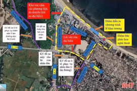 Phân luồng giao thông phục vụ khai trương du lịch biển Hà Tĩnh tại Thiên Cầm