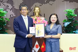 Hà Tĩnh mong muốn mở rộng hợp tác với các địa phương, đối tác của Nhật Bản