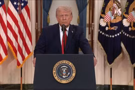 Tổng thống Trump lần đầu phát biểu trước toàn quốc về xung đột Iran