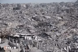 Dải Gaza thiệt hại hơn 57 tỷ USD sau 2 năm xung đột