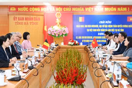 Đại sứ đặc mệnh toàn quyền Vương quốc Bỉ thăm và làm việc tại Hà Tĩnh