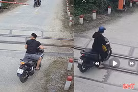 Xử phạt 2 trường hợp cố tình vượt qua đường sắt khi rào chắn hạ
