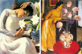 Chiêm ngưỡng tranh 'song sinh' với bức Thiếu nữ bên hoa huệ nổi tiếng