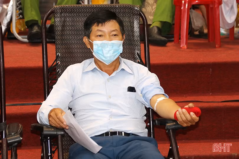 Thị xã Kỳ Anh tiếp nhận 324 đơn vị máu tình nguyện 