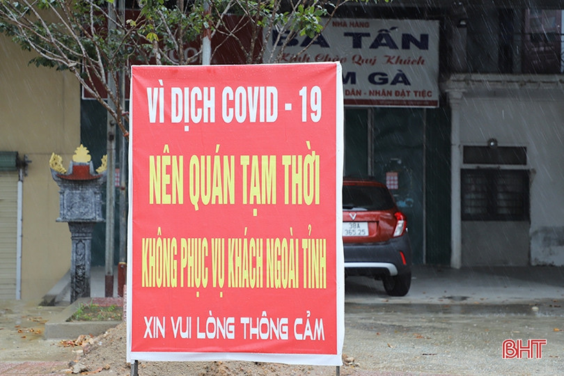 Tạm dừng kinh doanh các dịch vụ dọc QL 1A và đường tránh QL 1A đoạn qua huyện Cẩm Xuyên