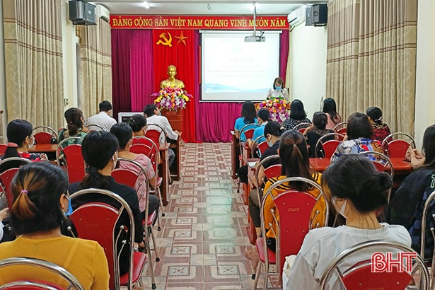 Cung cấp kiến thức khởi nghiệp, xây dựng sản phẩm OCOP cho phụ nữ Hương Sơn