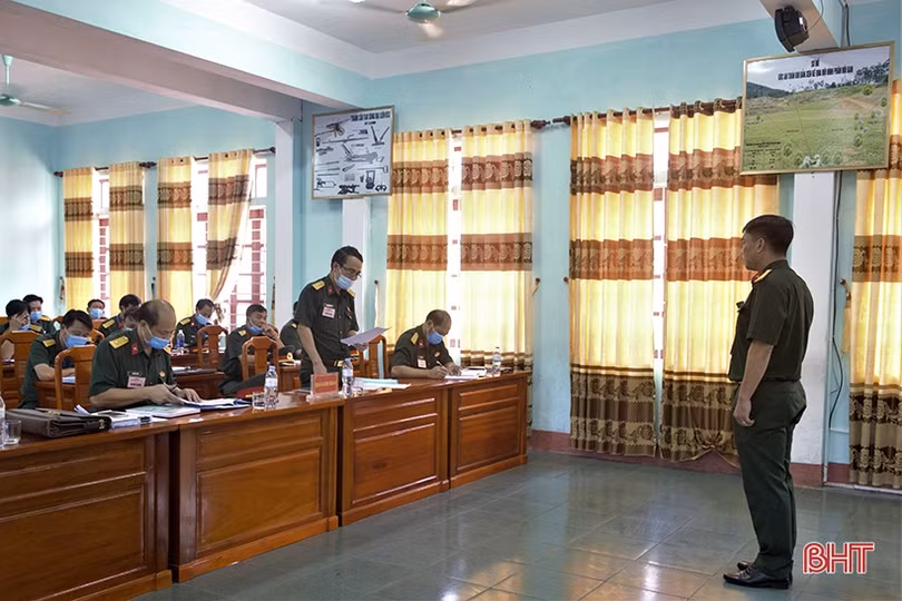 Bộ CHQS Hà Tĩnh nhất toàn đoàn tại Hội thi Pháp luật về dân quân tự vệ