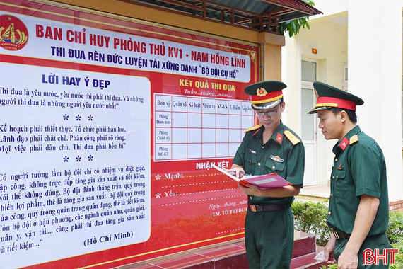 Ngày đầu tiên của ban chỉ huy phòng thủ khu vực Hà Tĩnh theo mô hình mới