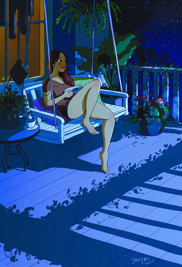 bo tranh mach nho phu nu cach yeu ban than neu song mot minh