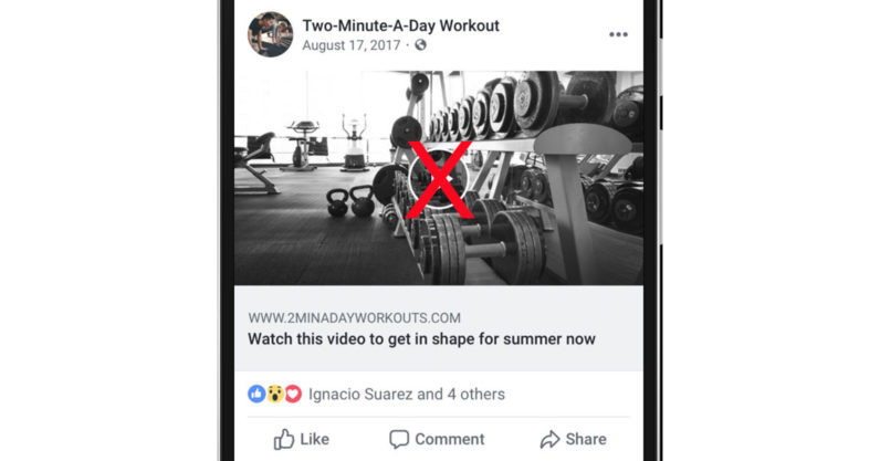 facebook se ap dung ai de loai bo video gia tren news feed