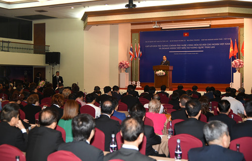 thu tuong gap go doanh nhan viet kieu tai thai lan