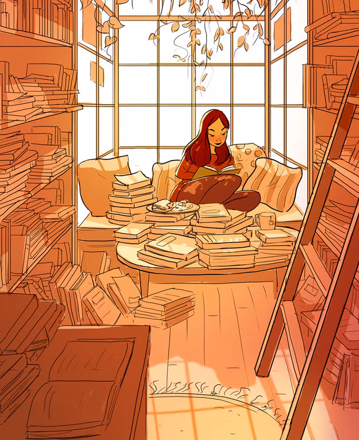 bo tranh mach nho phu nu cach yeu ban than neu song mot minh