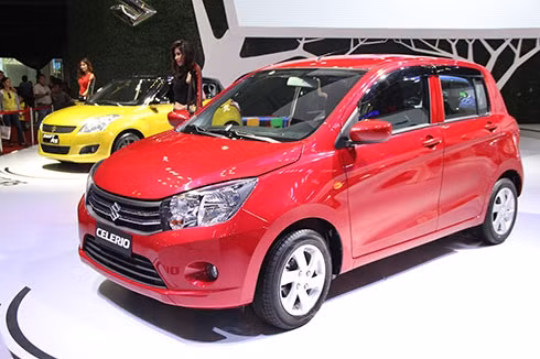Suzuki Celerio tại VMS 2017, một trong nhiều mẫu xe mới nhập khẩu từ ASEAN dự kiến có mặt tại Việt Nam trong 2018. cac mau xe hang nho se do bo viet nam trong 2018